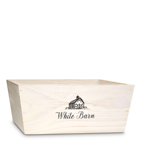 White Barn Wooden Crate - Picture 1 of 1